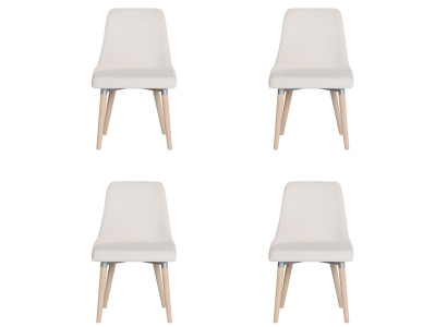 4x Design Polster Sitz Stühle Stuhl Seht Garnitur Lounge Sessel Club Set